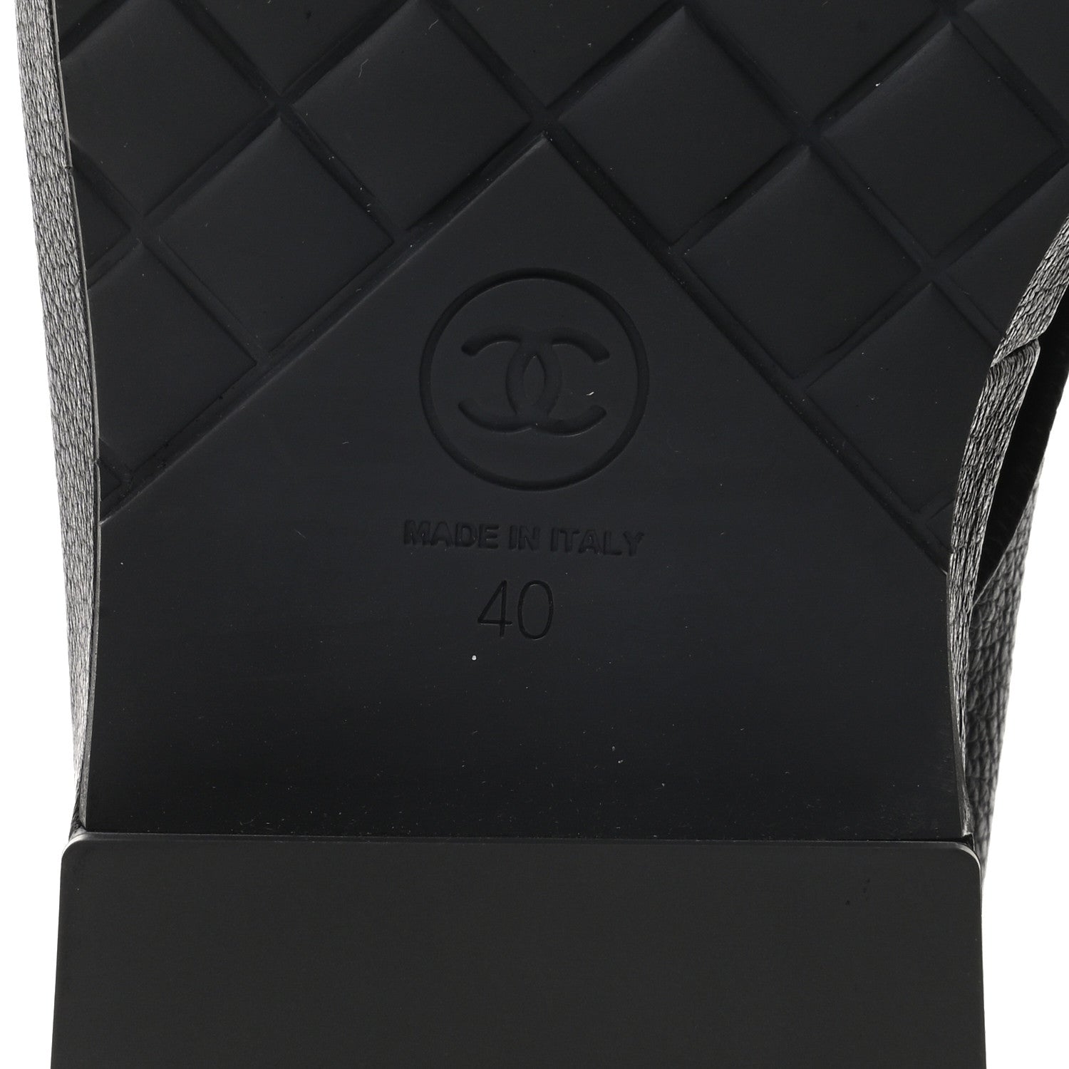 Chanel Goatskin Pearl Lace Up CC Short Boots 40 Black 6 of 10