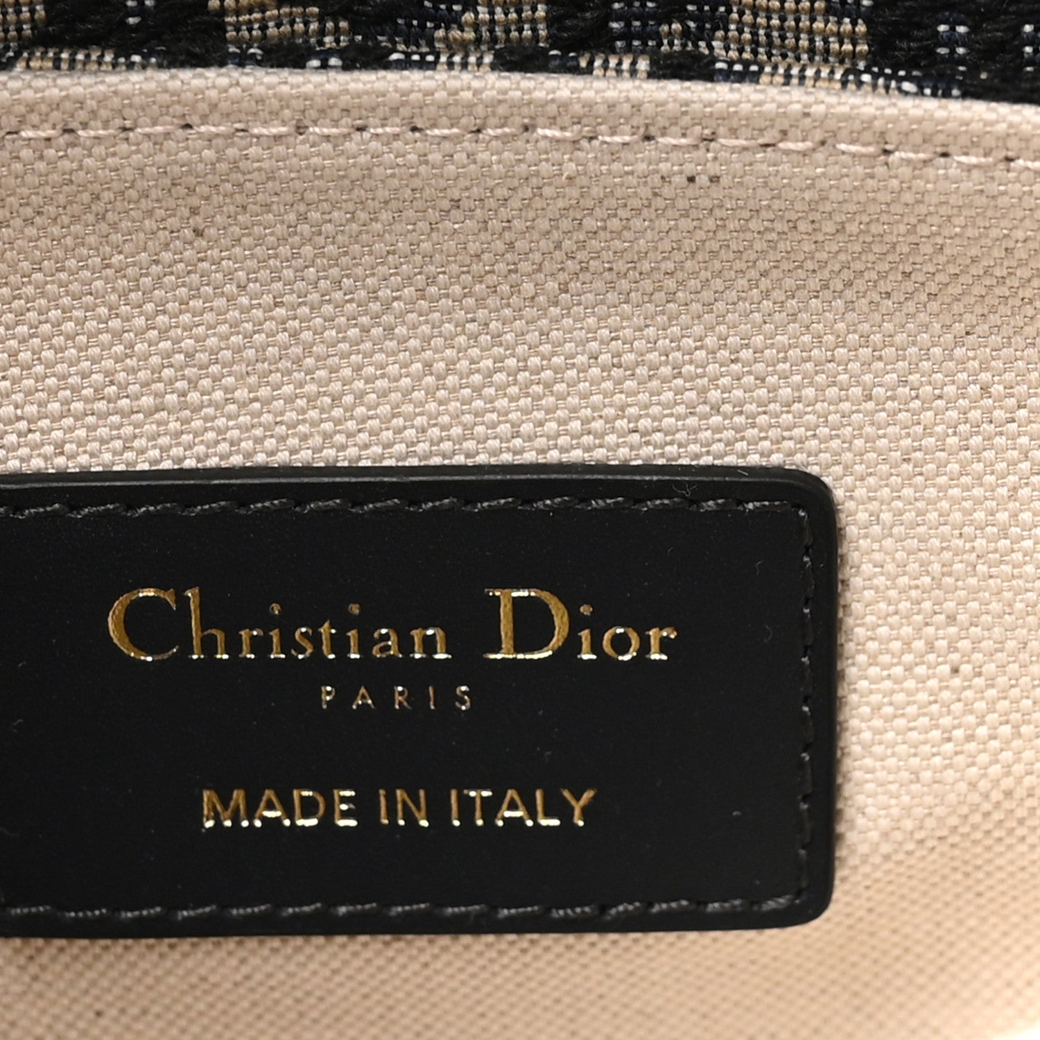Christian Dior Oblique Mini Saddle Bag With Strap Blue 6 of 10