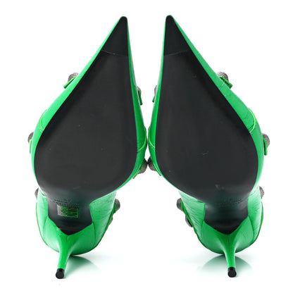 Balenciaga Agneau Arena Cagole 90mm Pumps 38 Vivid Green 5 of 9