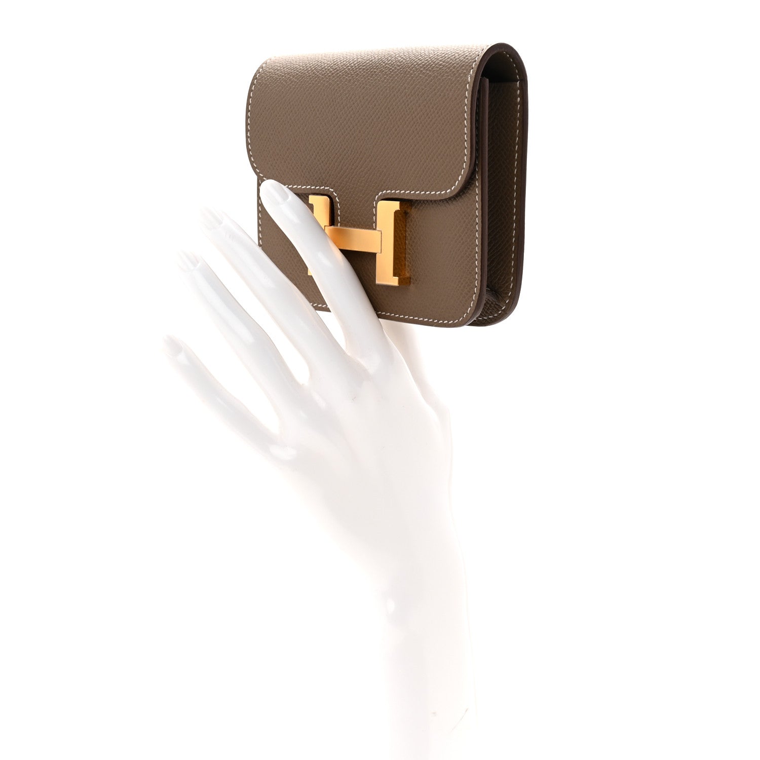 Hermes Epsom Constance Slim Wallet Etoupe 3 of 9