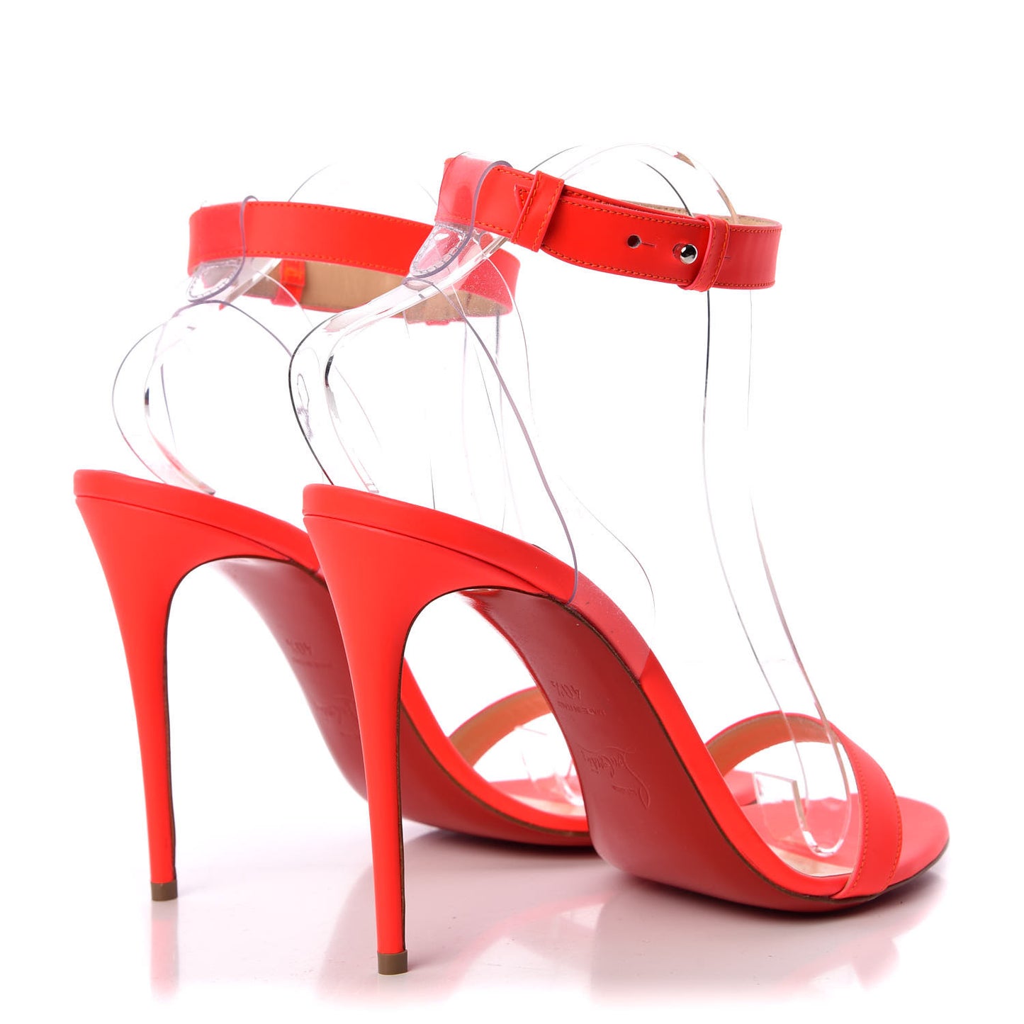 Shiny Nappa PVC Jonatina 100 Sandals 40.5 Bikini