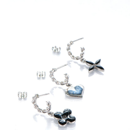Louis Vuitton Sweet Monogram Earrings Black 3 of 3
