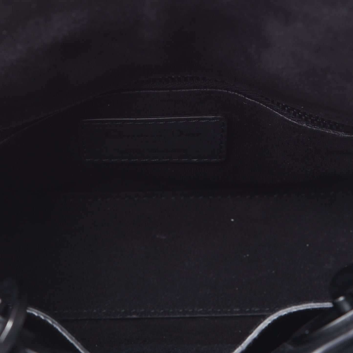 Ultra Matte Calfskin Cannage Studded Mini Supple Lady Dior Black