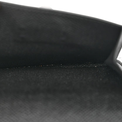 Hermes Epsom Kelly Pocket Compact Wallet Black 5 of 10