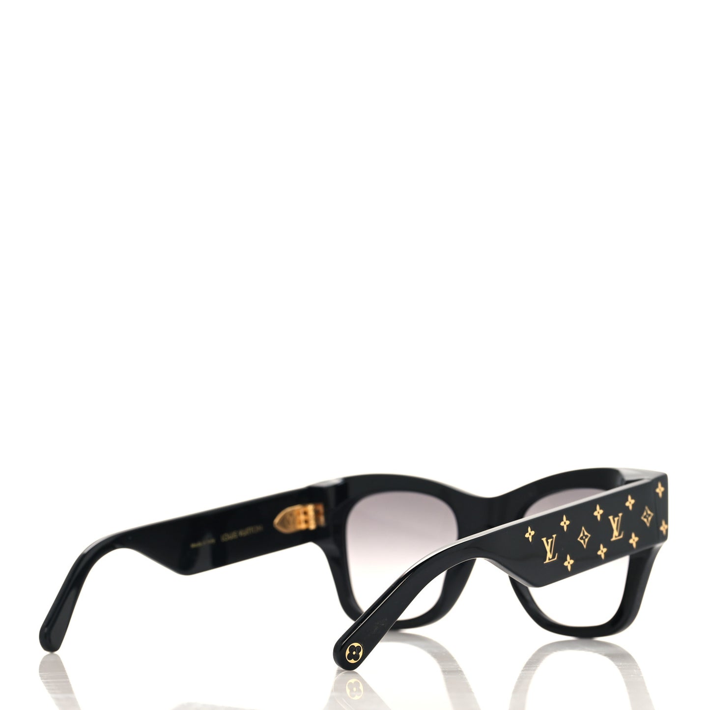 LOUIS VUITTON Rendez-Vous Square Sunglasses Z1564W Black