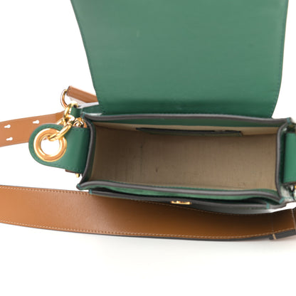 Chloe Calfskin Crocodile Embossed Small Tess Bag Woodsy Green 5 of 15