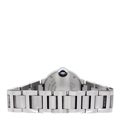 Cartier Stainless Steel Diamond 28mm Ballon Bleu De Cartier Quartz Watch 3 of 4