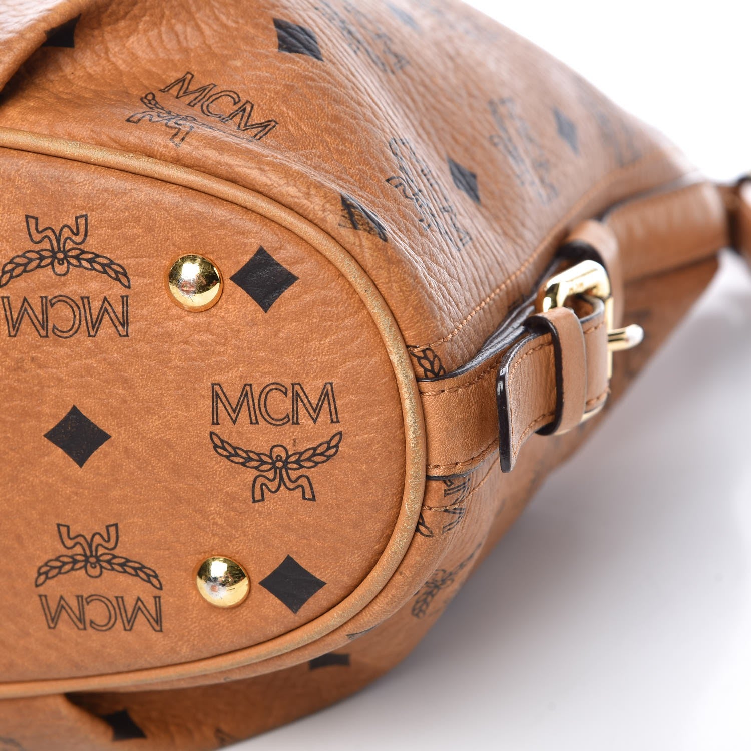 MCM Visetos Hobo Cognac 11 of 15