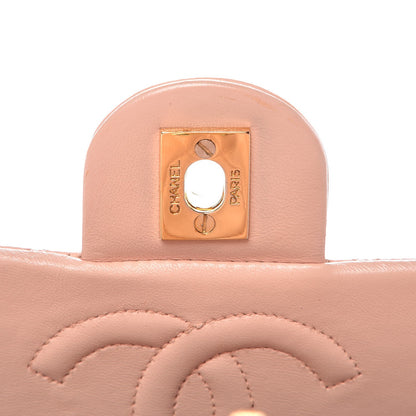 Chanel Lambskin Quilted Mini Square Flap Pink 10 of 11
