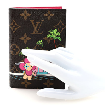 Louis Vuitton Monogram 2021 Christmas Animation Hollywood Passport Cover Fuchsia 2 of 7