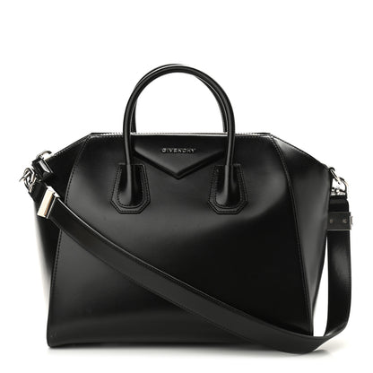 Givenchy Shiny Lord Calfskin Medium Antigona Black 1 of 10