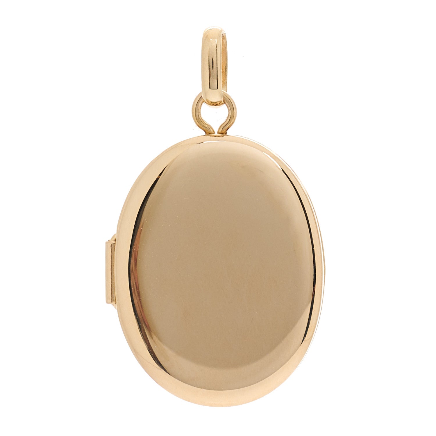 Tiffany 14K Yellow Gold Oval Locket Pendant 1 of 3