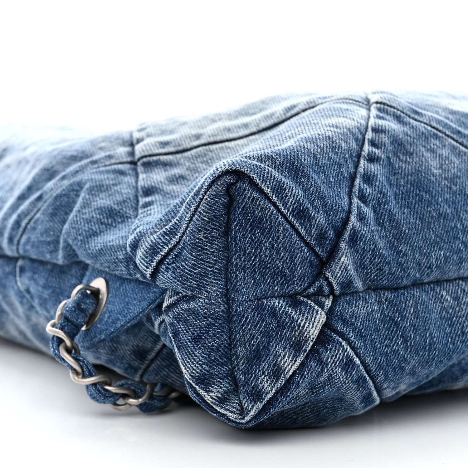 Chanel Denim Quilted Chanel 22 Backpack Blue 9 of 10