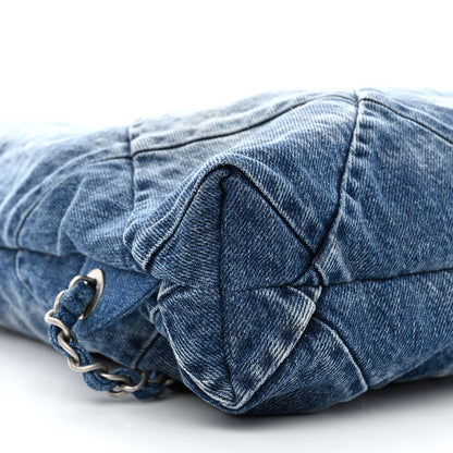 Chanel Denim Quilted Chanel 22 Backpack Blue 9 of 10