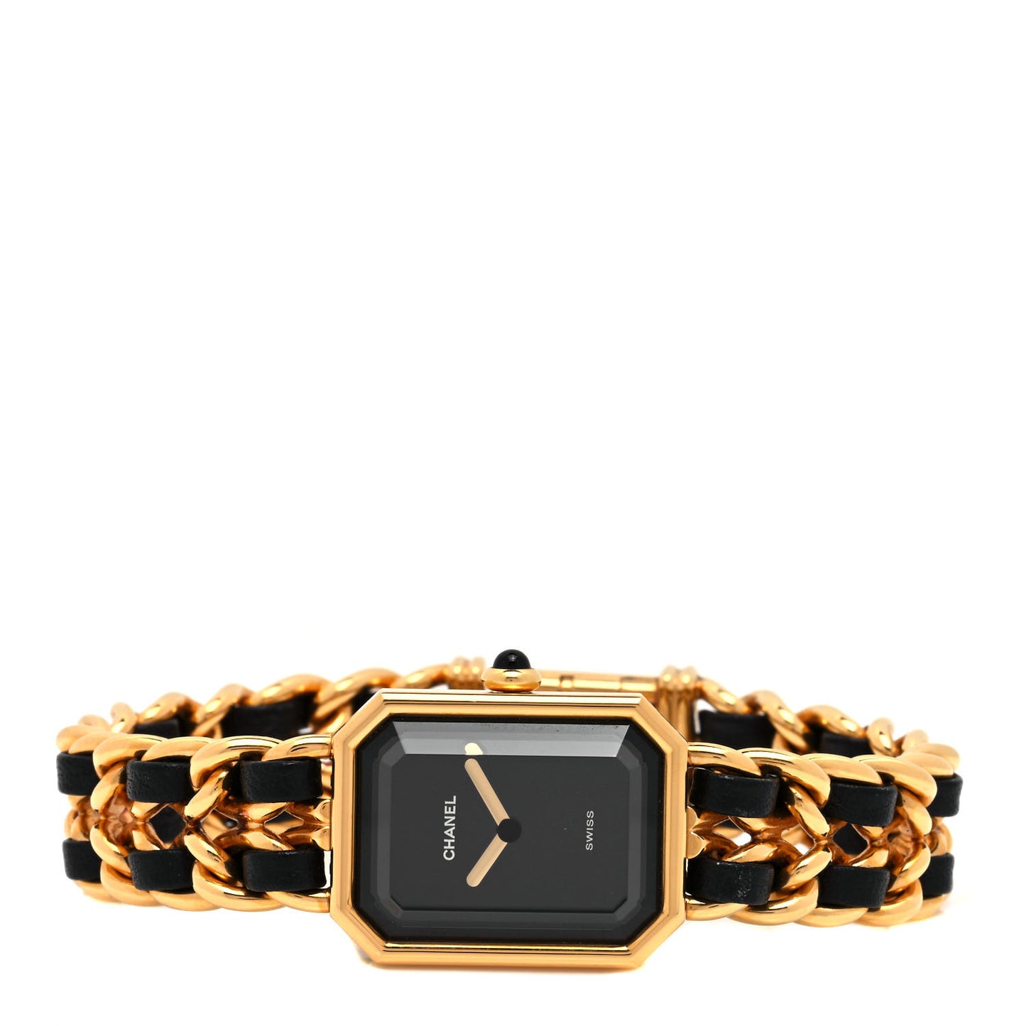 Stainless Steel Lambskin 20mm Chain Premiere Quartz Watch Gold L