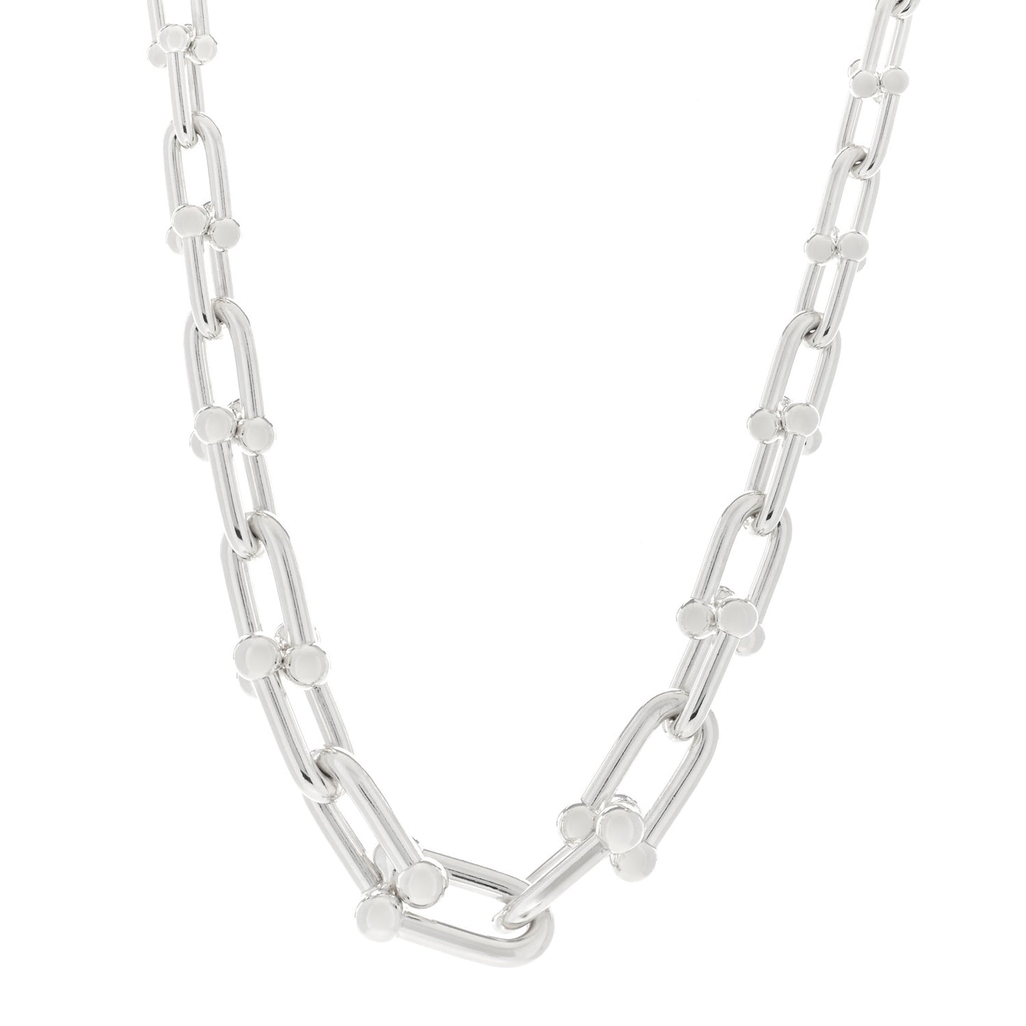 Sterling Silver HardWear Graduated Link Necklace