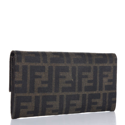 Fendi Zucca Continental Wallet Brown 3 of 8