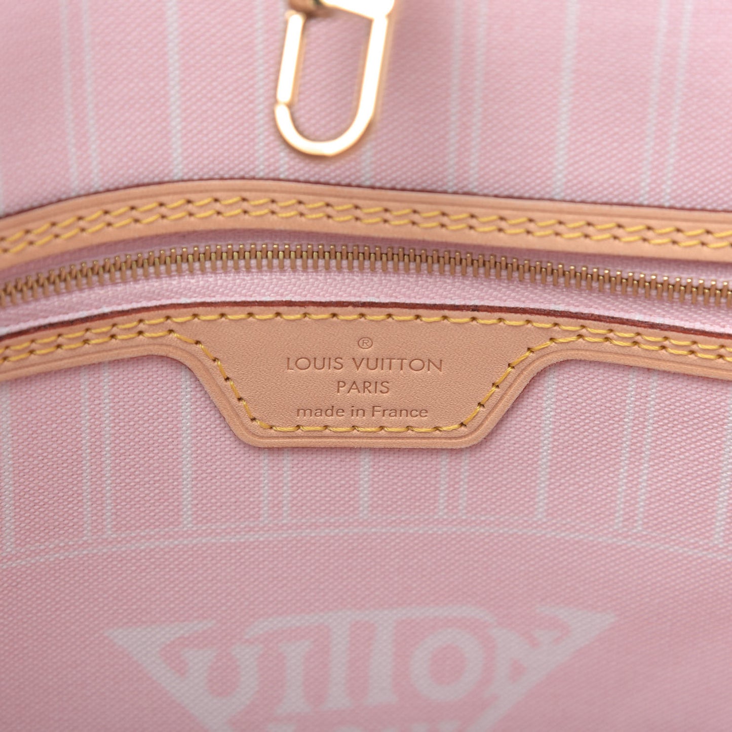 Monogram Giant By The Pool Neverfull MM Light Pink