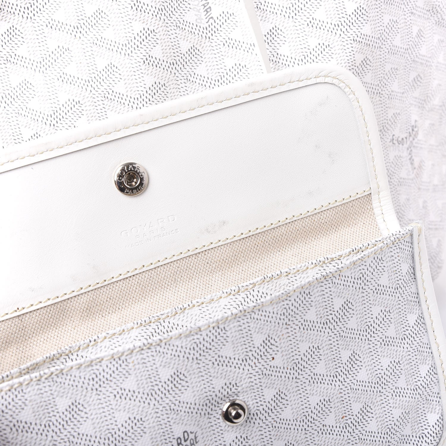 Goyard Goyardine Saint Louis GM White 10 of 13