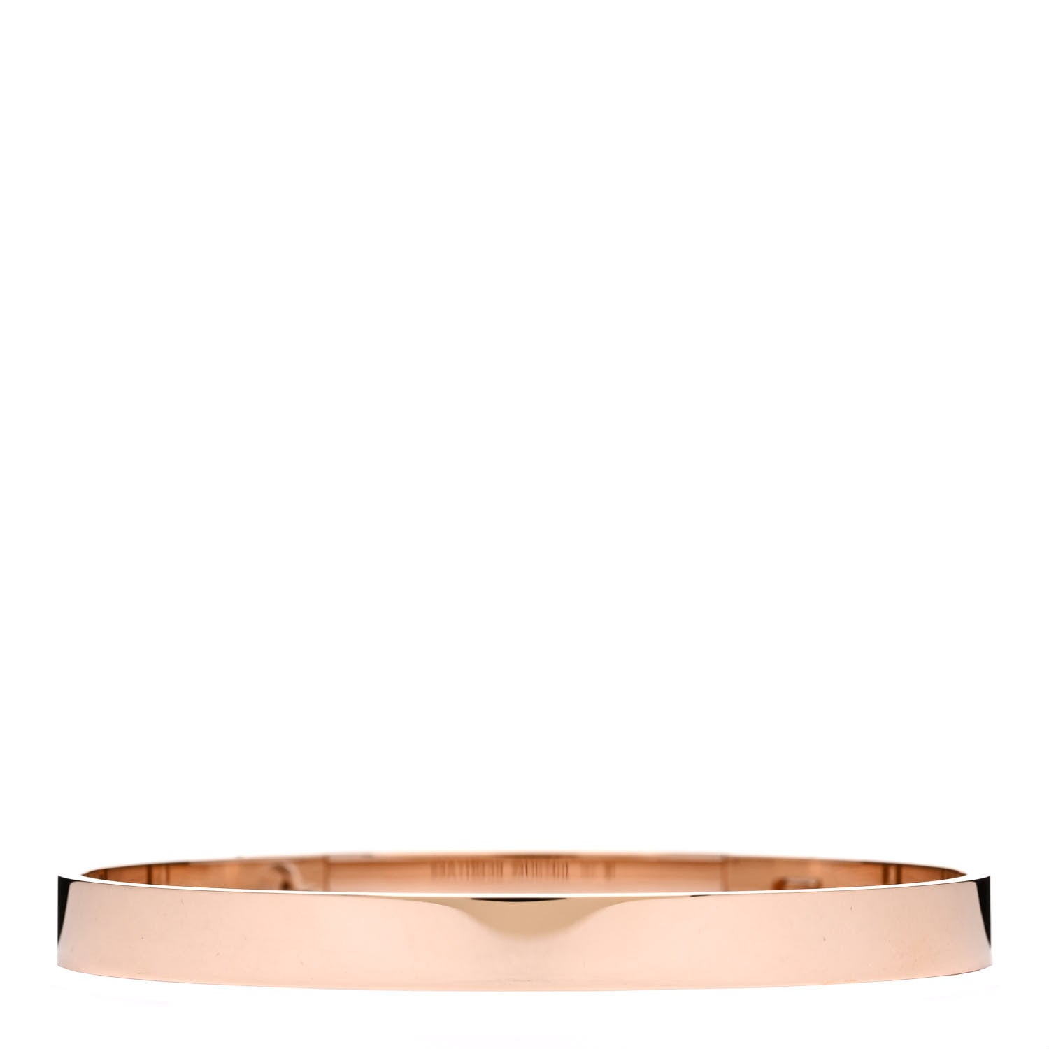 Hermes 18K Rose Gold Diamond PM Collier De Chien Bracelet ST 2 of 3