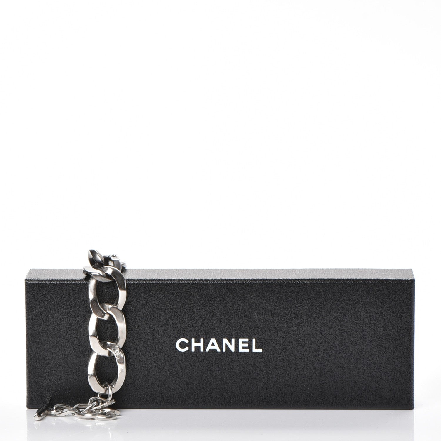 Chanel Chain Link CC Bracelet Silver 8 of 8