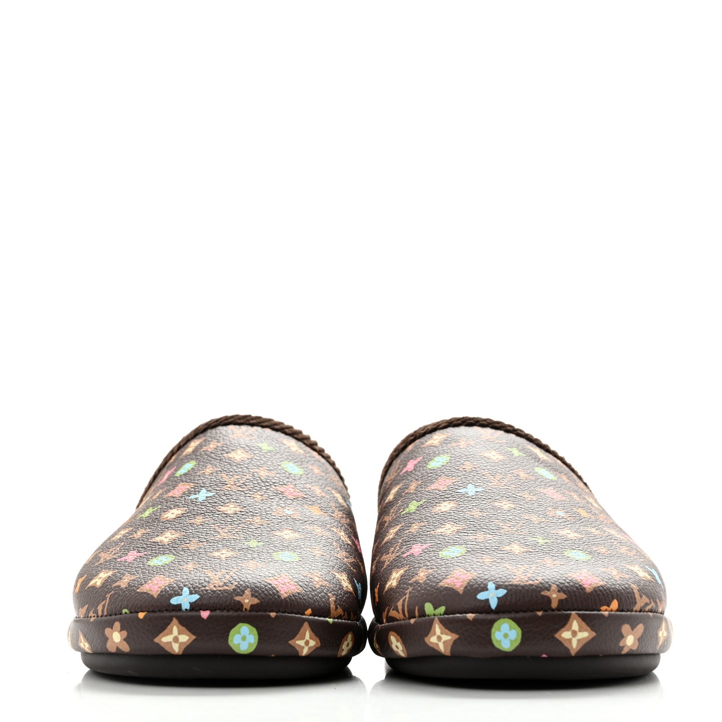 X TYLER THE CREATOR Monogram Craggy LV Palace Mens Slippers 8 Mocha