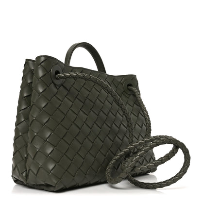 Bottega Veneta Nappa Intrecciato Small Andiamo Shoulder Bag Pickle 3 of 9