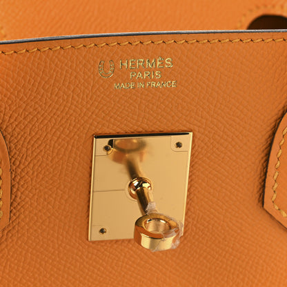 Hermes Epsom Horseshoe Birkin 30 Jaune D'Or 6 of 13
