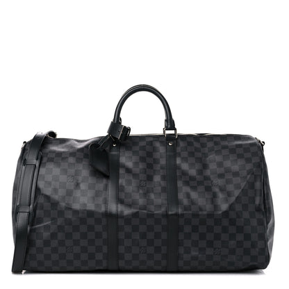 Louis Vuitton Damier Graphite Keepall Bandouliere 55 1 of 15