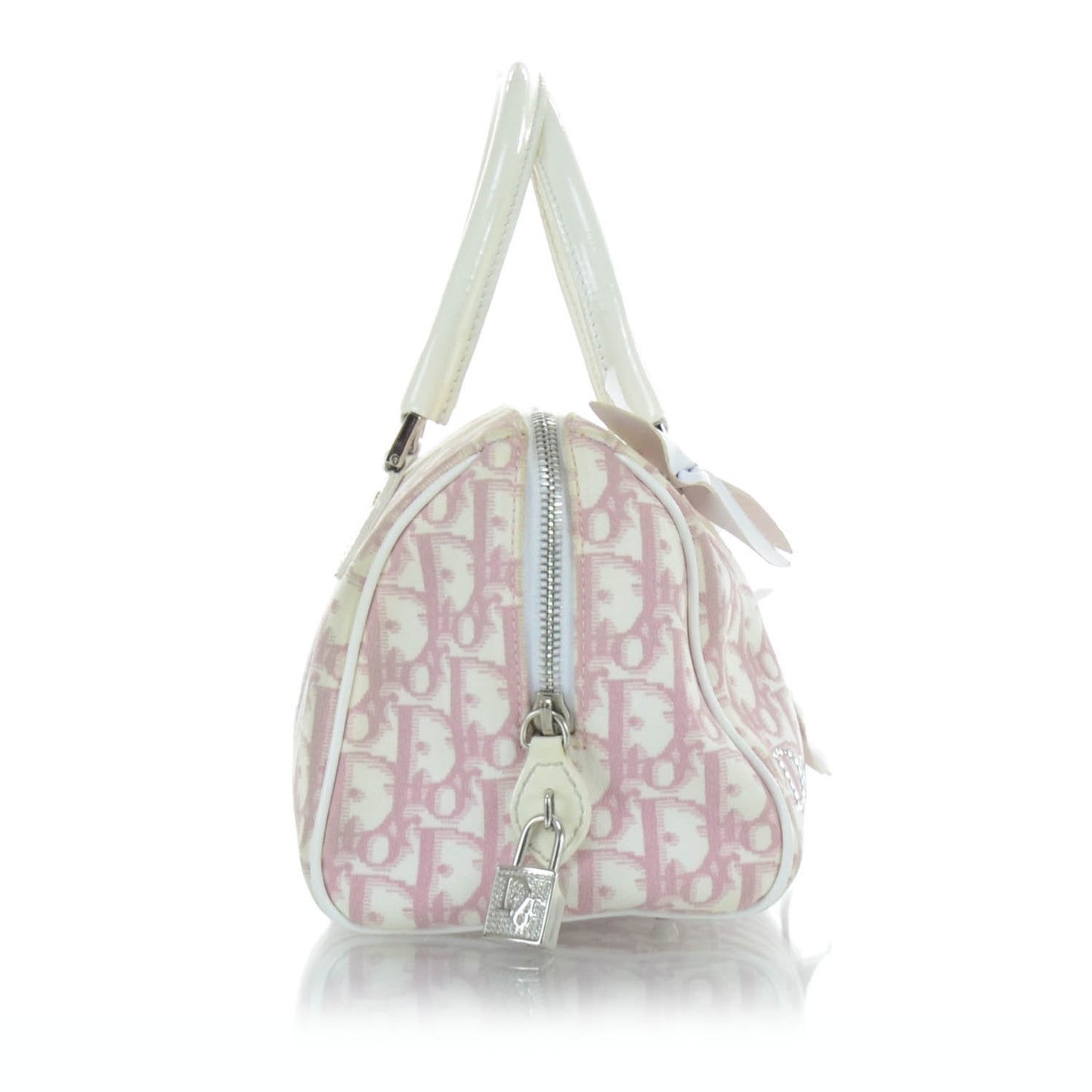 Monogram Girly Boston Pink
