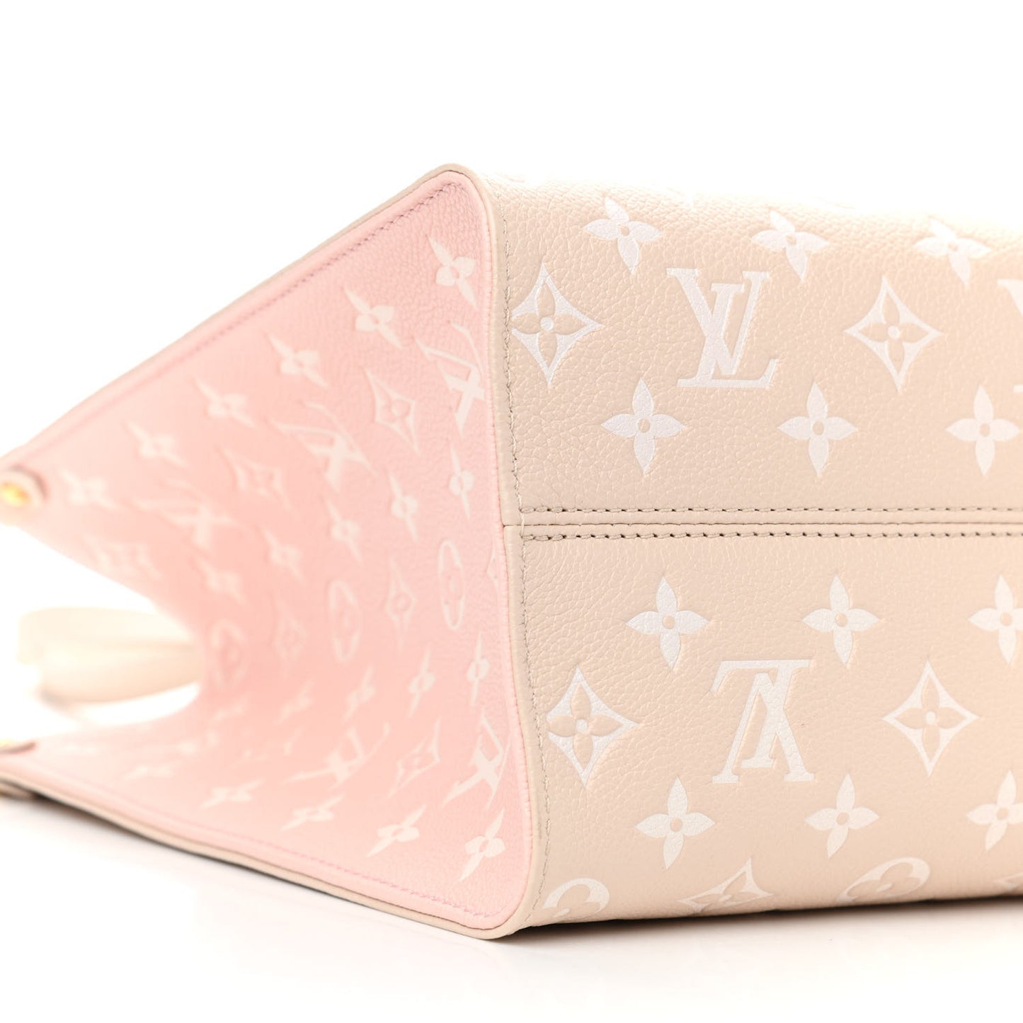 Empreinte Monogram Spring In The City Onthego MM Beige Pink Yellow