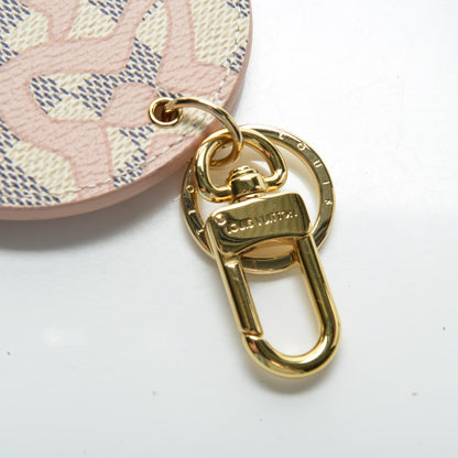 Louis Vuitton Damier Azur Tahitienne Bag Charm Key Ring 4 of 5