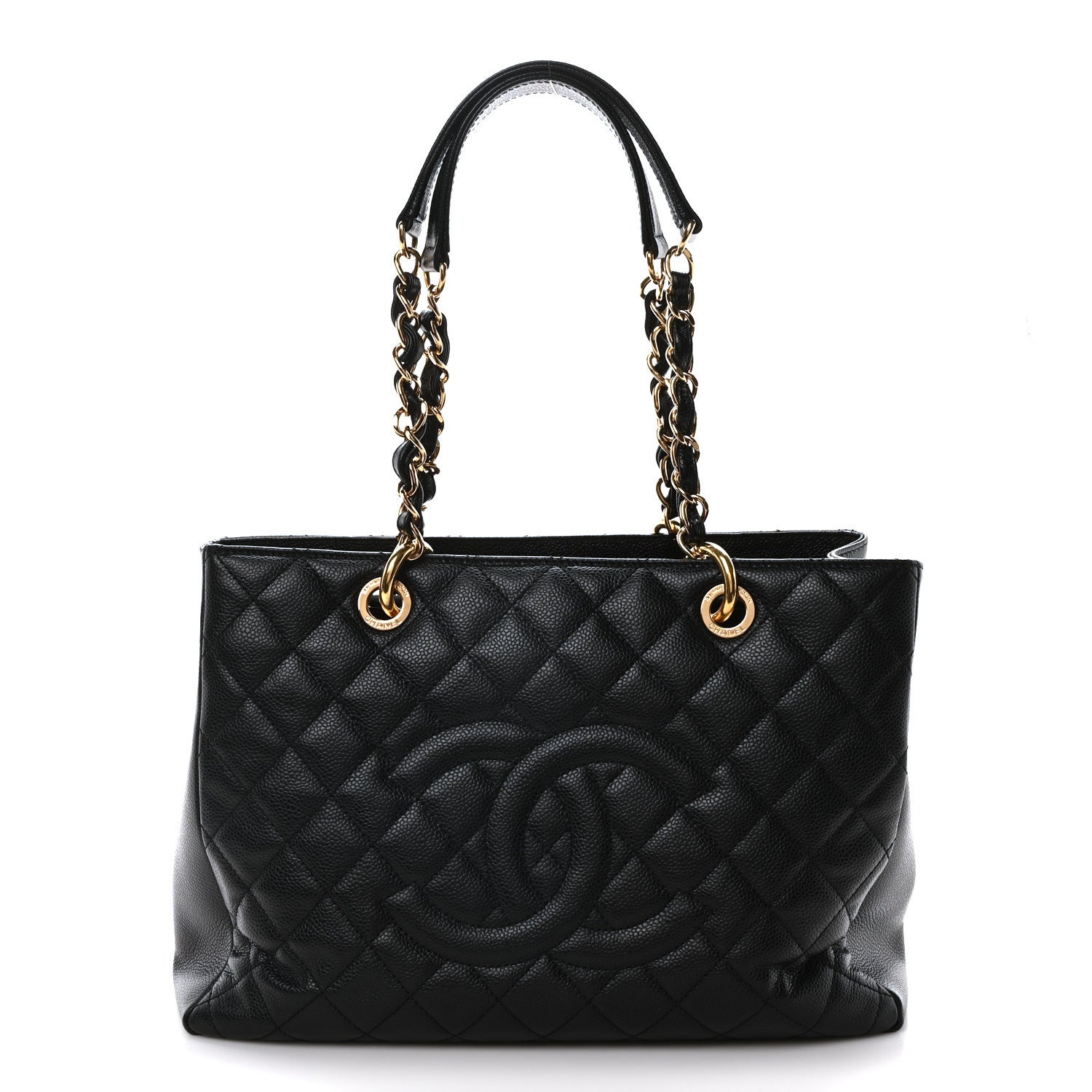 Chanel Caviar Quilted Grand Shopping Tote GST Black 1 of 10