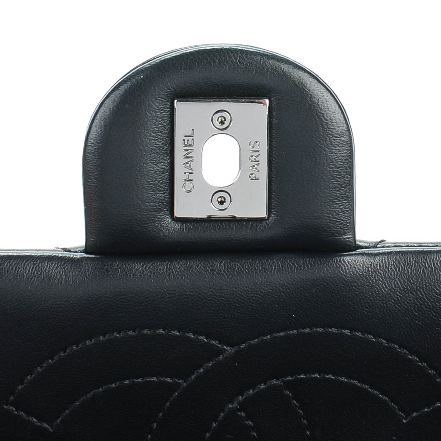 Lambskin Small CC Crossing Flap Black