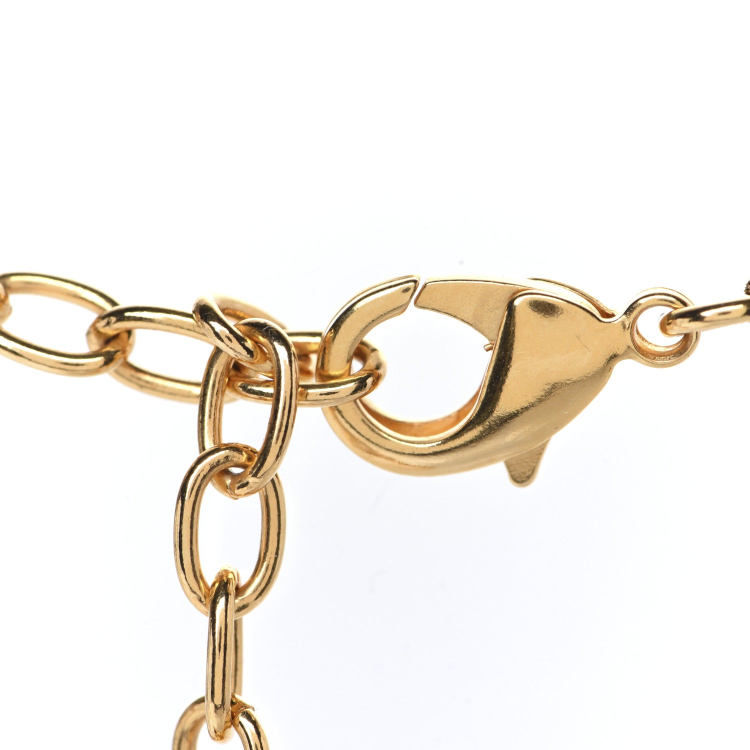 Chanel Pearl CC Paris Button Short Necklace Gold 8 of 12