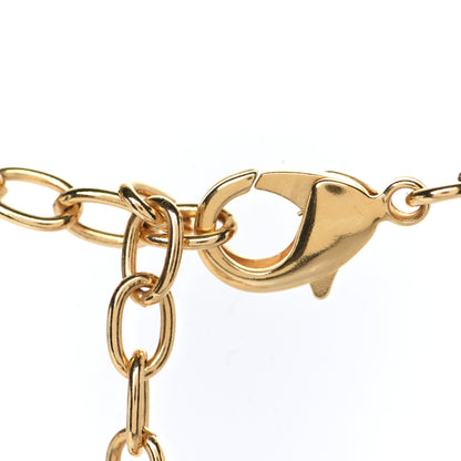 Chanel Pearl CC Paris Button Short Necklace Gold 8 of 12