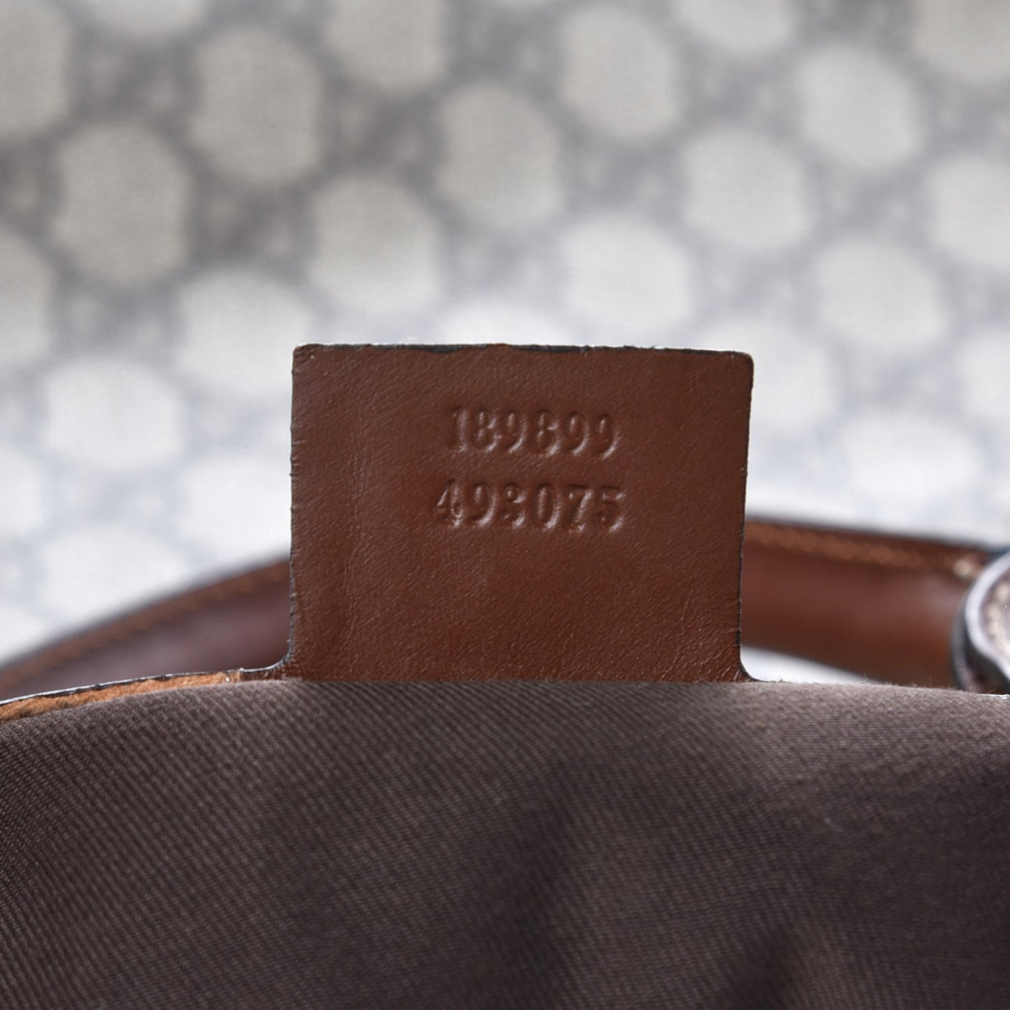 GG Plus Monogram Medium Joy Tote Bag Brown