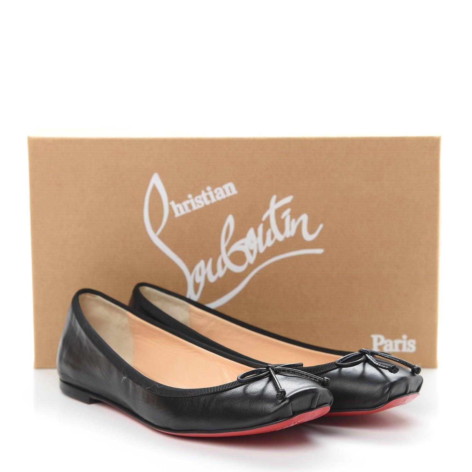 Christian Louboutin Nappa Grosgrain Rosella Flats 36 Black 13 of 13