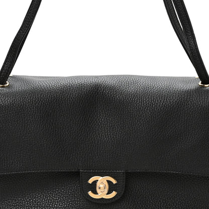 Chanel Grained Calfskin Small Souplissimo Maxi Flap Black 8 of 11