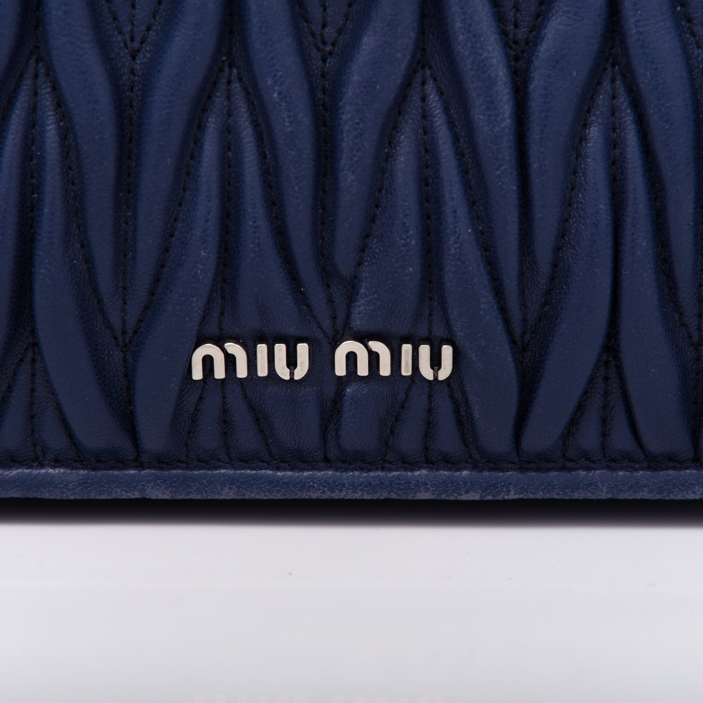 Nappa Matelasse Club Shoulder Bag Oltremare