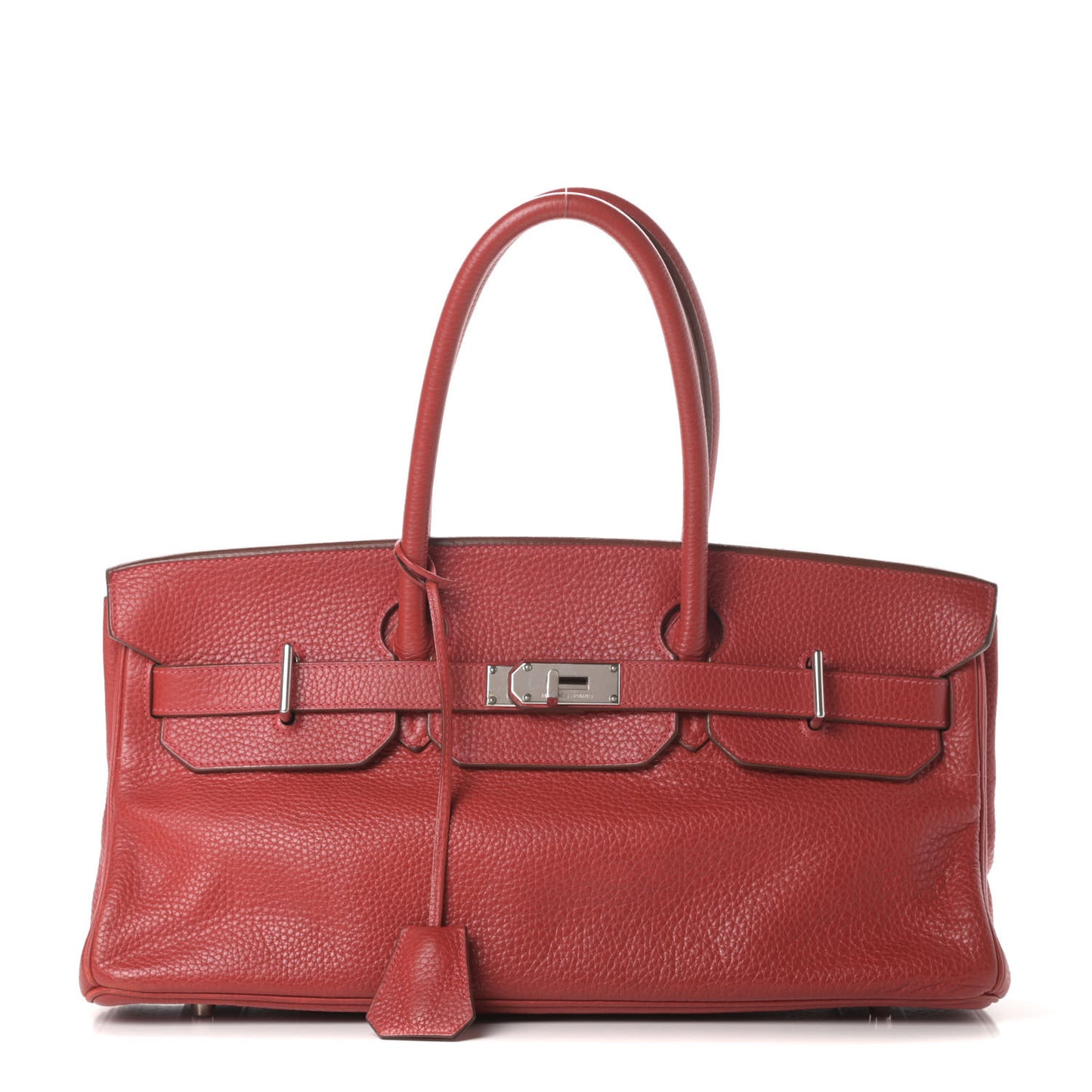 Taurillon Clemence JPG Shoulder Birkin II 42 Rouge Vif