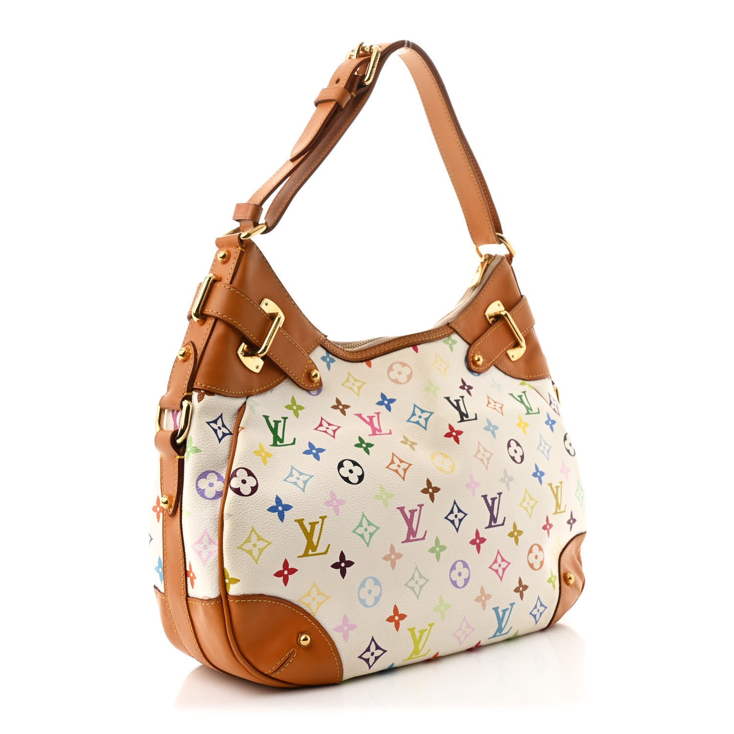 Louis Vuitton Monogram Multicolor Greta White 3 of 11