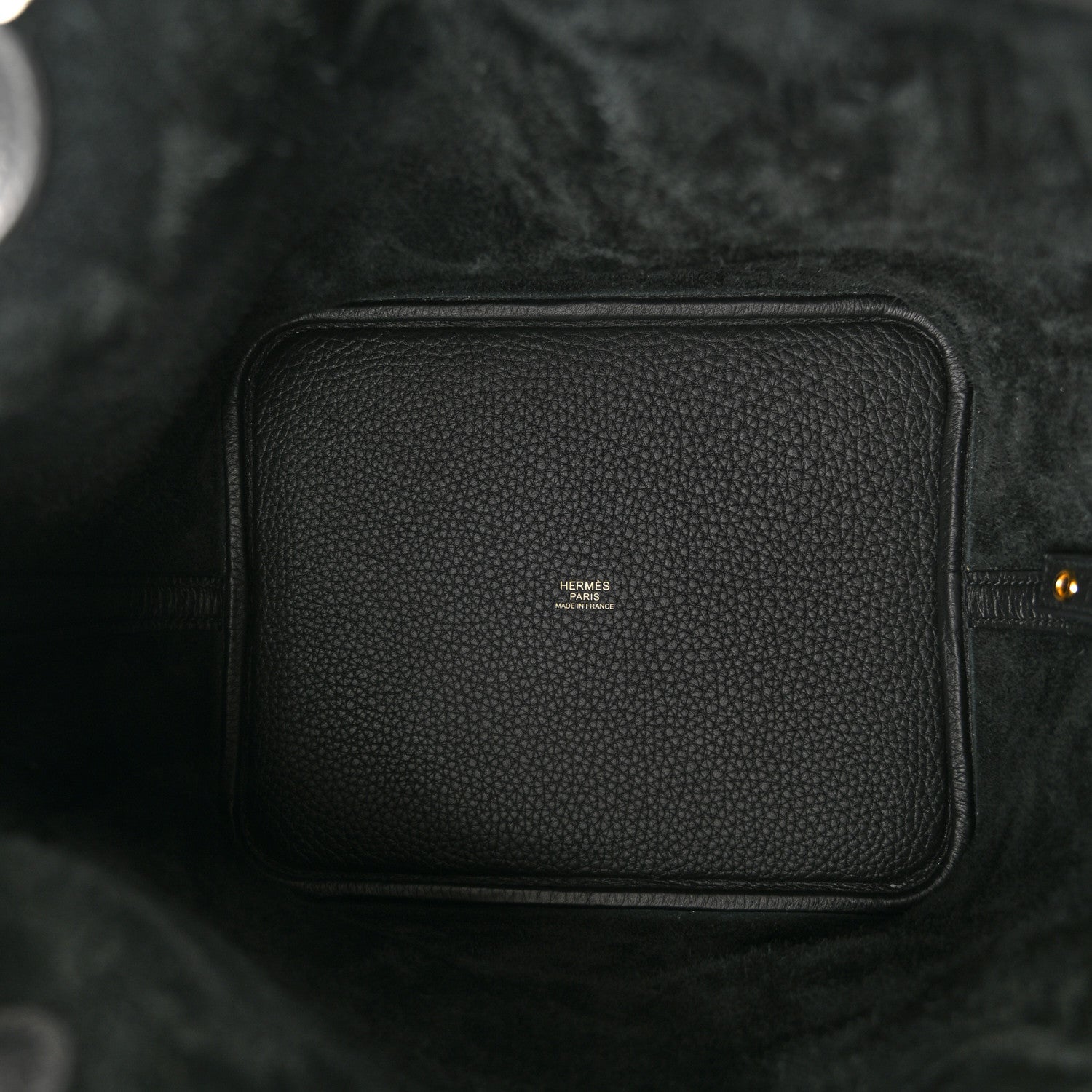 Hermes Taurillon Clemence Picotin Lock 22 MM Black 8 of 15