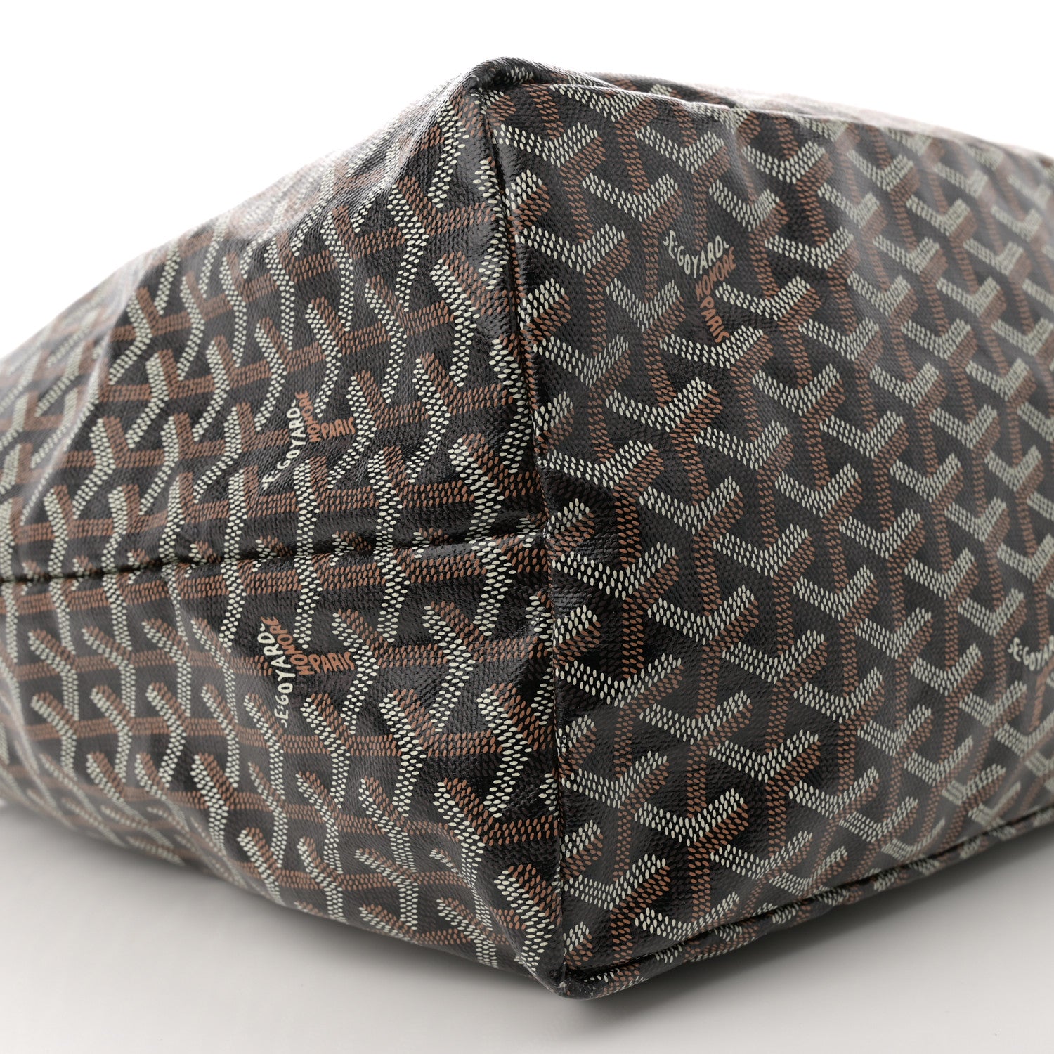 Goyard Goyardine Saint Louis GM Black Gold 10 of 14