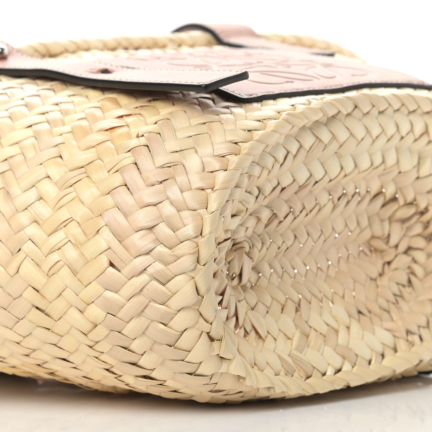 Loewe Raffia Small Basket Tote Bag Natural Tan 8 of 13