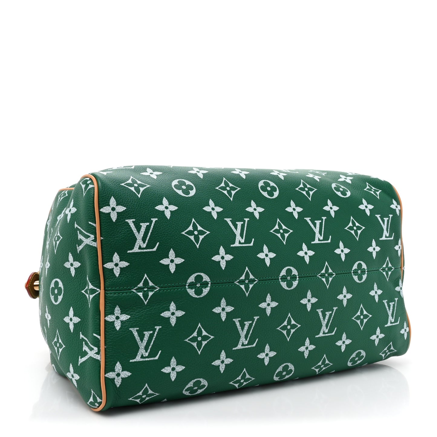 Calfskin Monogram Speedy P9 Bandouliere 40 Green