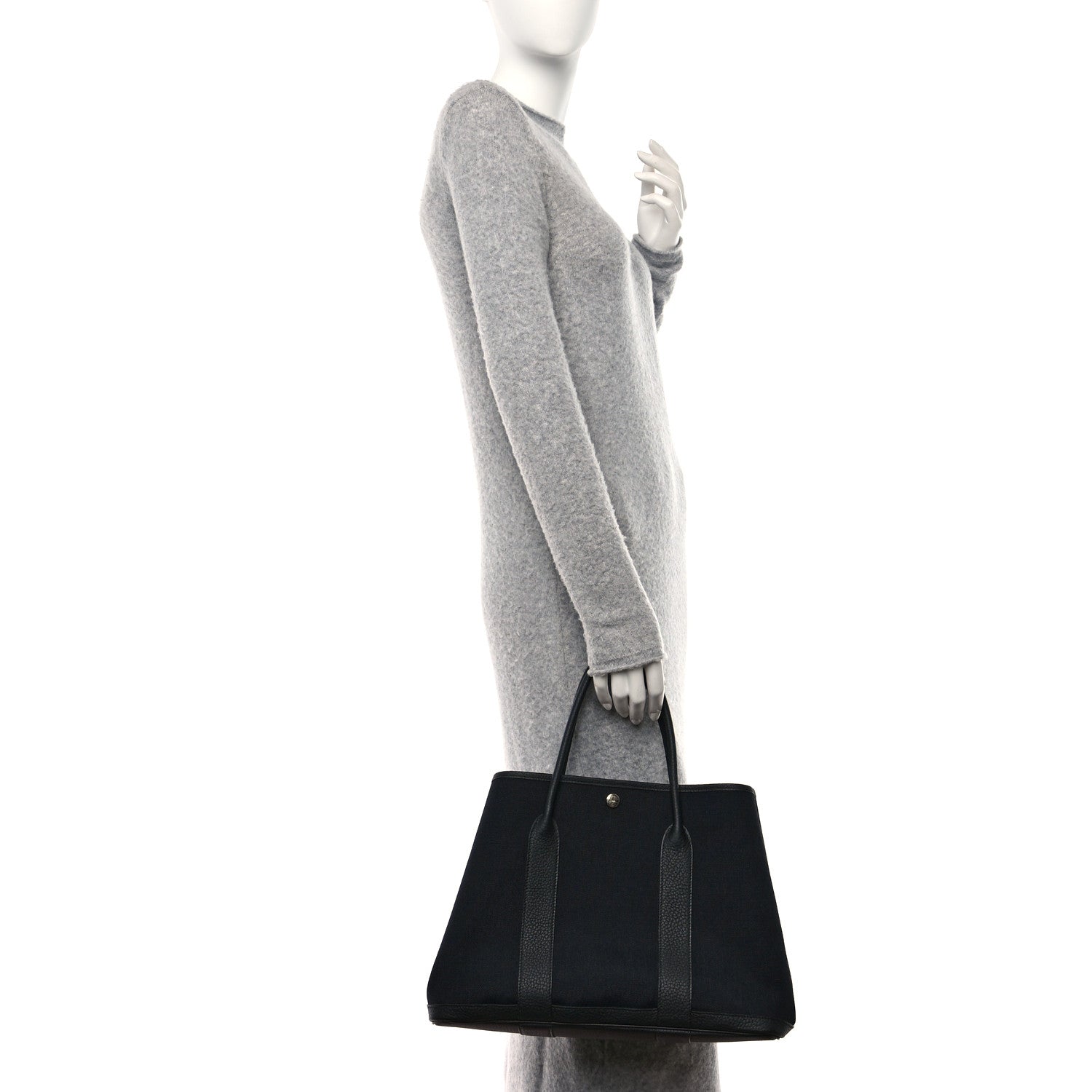 Hermes Toile Negonda Garden Party Tote 36 MM Black 2 of 10