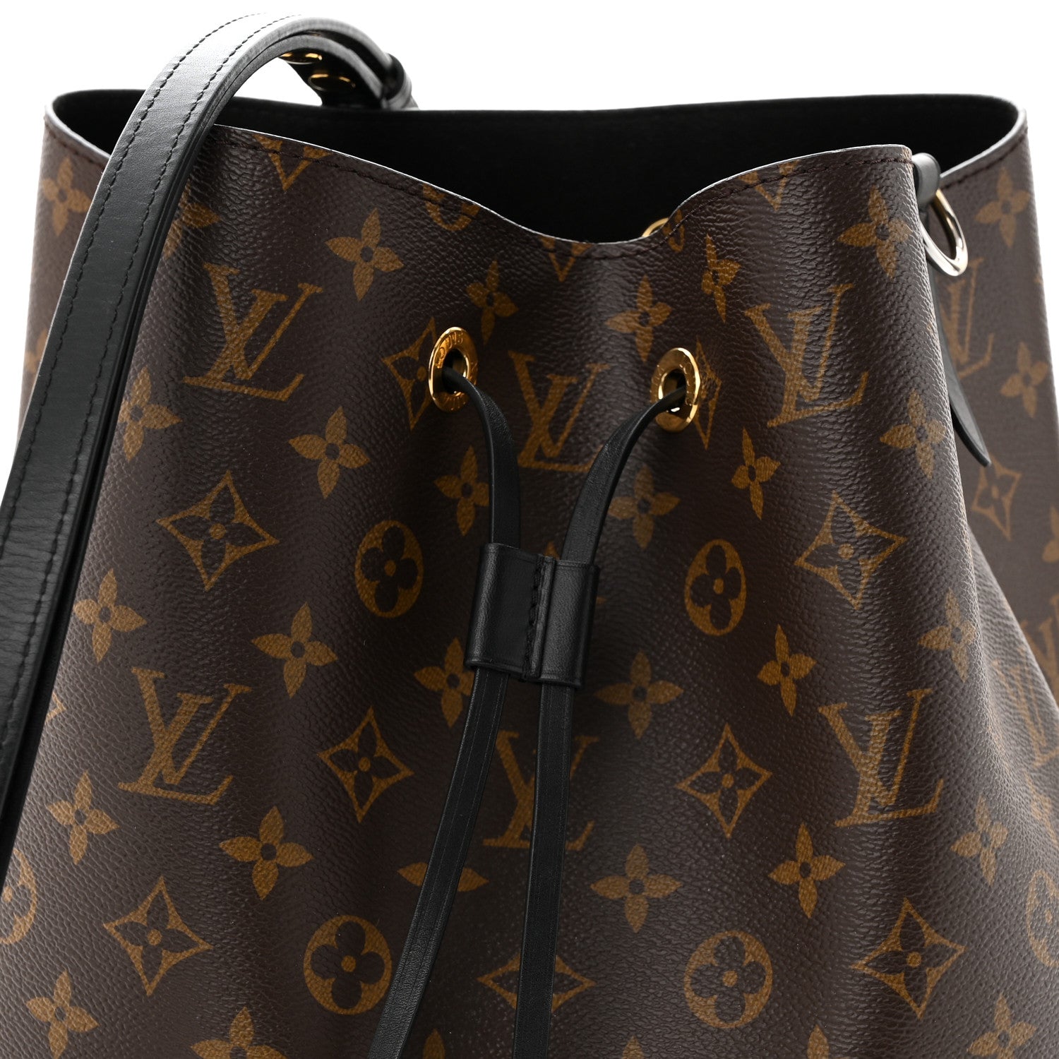 Louis Vuitton Monogram Neonoe MM Black 7 of 9