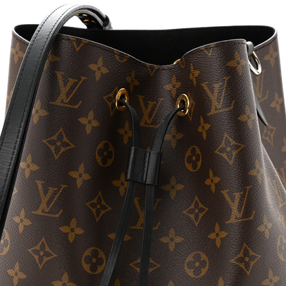 Louis Vuitton Monogram Neonoe MM Black 7 of 9