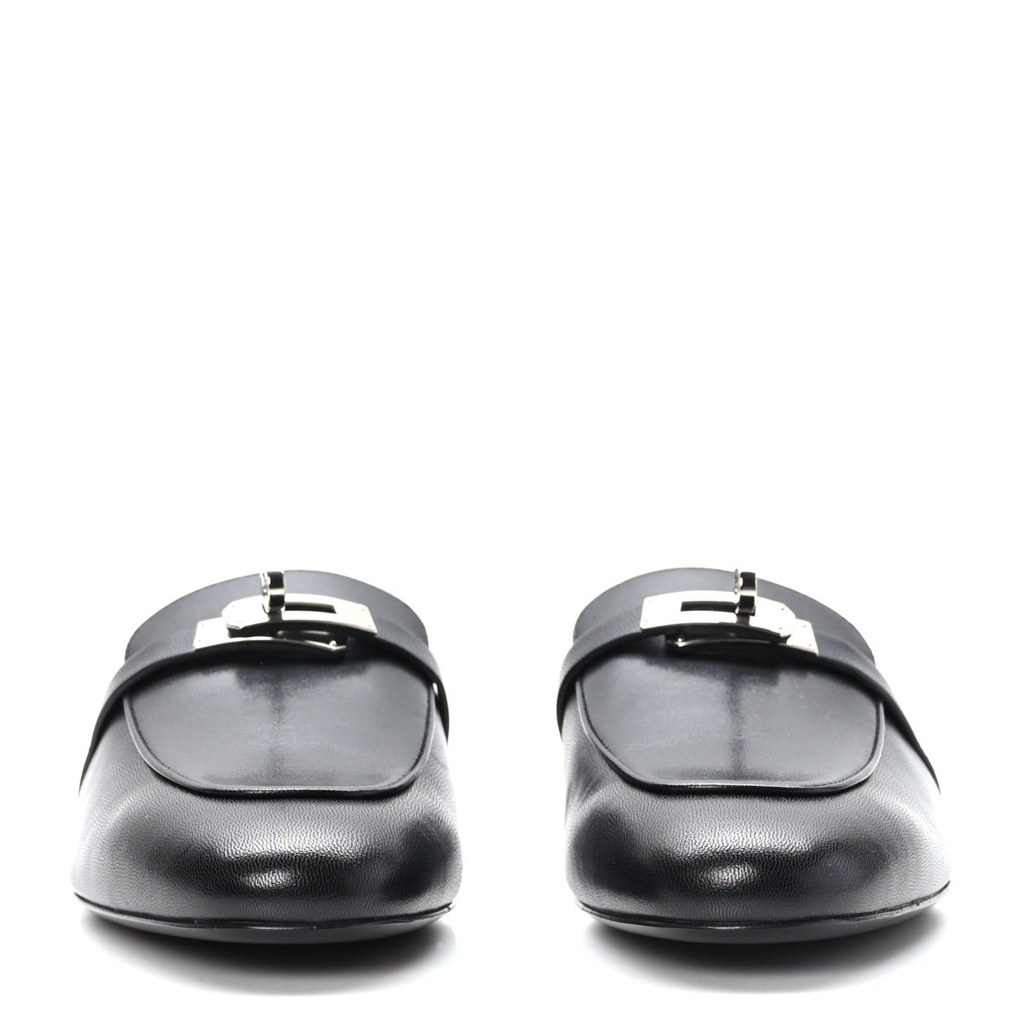 Goatskin Oz Mules 40 Black
